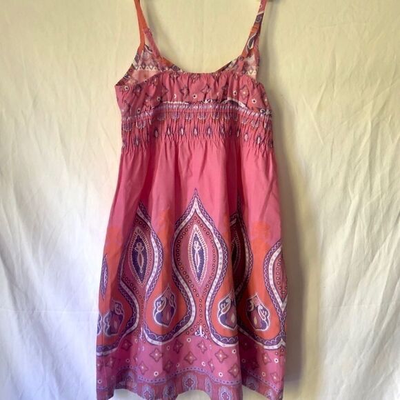 3/$25 GIRLS BOHO PAISLEY PRINT MAXI DRESS SIZE L - Picture 6 of 9